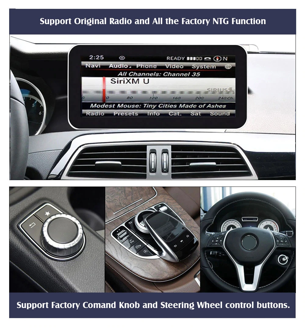 DMP Android Command Screen For Mercedes-Benz C-Class W205 10.25" / 12" - Image 9