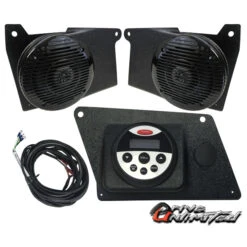 Drive Unlimited Bezel AM/FM Tuner 2 Speaker Stereo System For Polaris Ranger XP1000