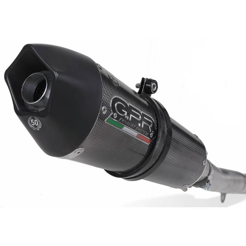 GPR E4.HU.46.GPAN.PO GP Evo4 Poppy Slip-on Exhaust For Husqvarna Enduro 701 '17-'20