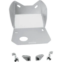 Moose Racing M405X Skid Plate, Silver For Honda XR250R (1986-1994)