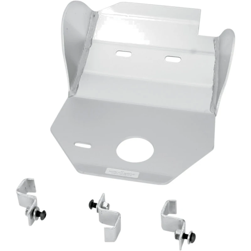 Moose Racing M451X Aluminum Skid Plate, Silver For Honda CR250R (1997-1999)