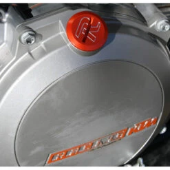 Ride Engineering KT-BFP00-GE Billet Oil Fill Plug, Orange For KTM