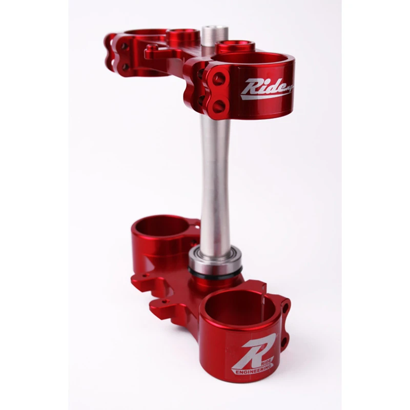 Ride Engineering RM-BTB20-RA 22MM Offset Triple Clamp Set, Red For RM125/250/450Z & RM250Z