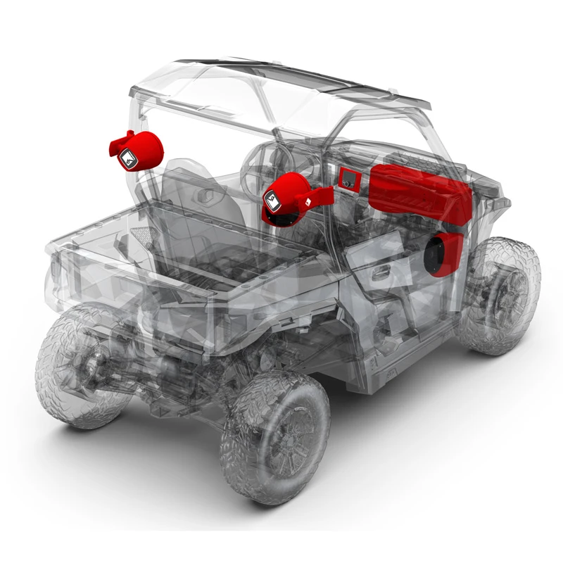 Rockford Fosgate GNRL-STAGE4 Stereo And Front Lower/Rear Speaker Kit For General 1000 '16- - Image 3