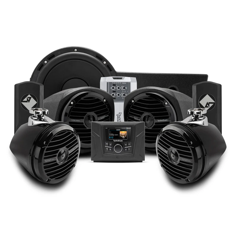 Rockford Fosgate GNRL-STAGE4 Stereo And Front Lower/Rear Speaker Kit For General 1000 '16-