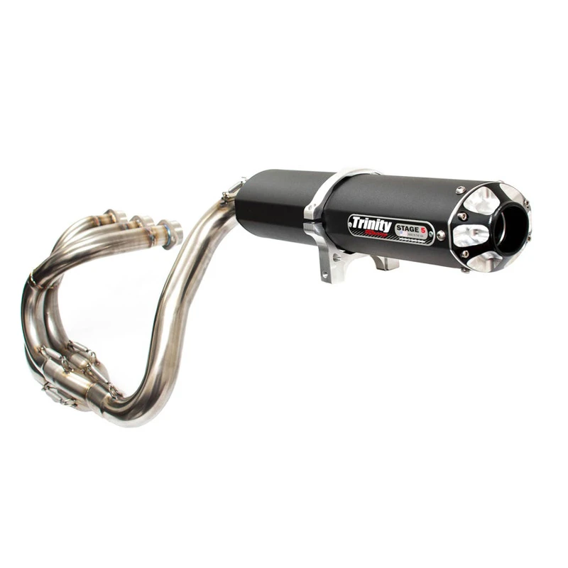 Trinity TR-4155F-BK Stage 5 Full Exhaust, Black For Yamaha YXZ1000R, SS /SE '16-'21