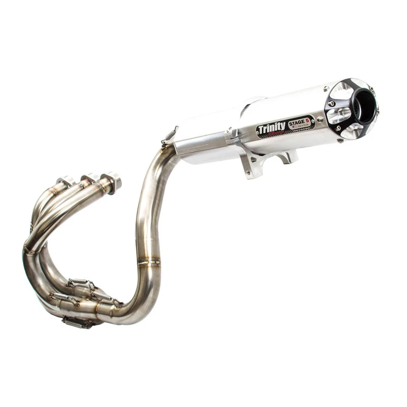 Trinity TR-4155F Stage 5 Full Exhaust, Brushed For Yamaha YXZ1000R, SS /SE '16-'21