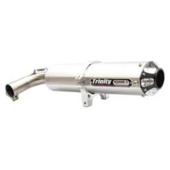 Trinity TR-4158S Stage 5 Slip-on Exhaust, Brushed For Yamaha YXZ1000R, SS /SE '16-'21