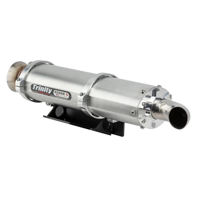Trinity TR-4167S Stage 5 Dual Slip-on Exhaust, Brushed For Arctic Cat Wildcat XX (2018-)