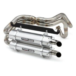 Trinity TR-4170D Stage 5 Dual Full System Exhaust, Brushed For Honda Talon (2019-2021)